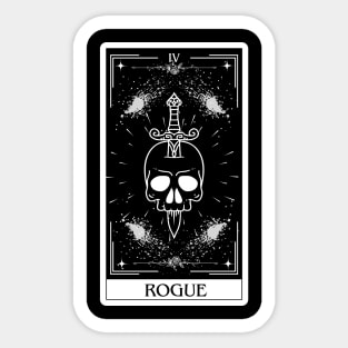 Rogue Tarot Card D&D Nat 20 Dungeons & Dragons Sticker